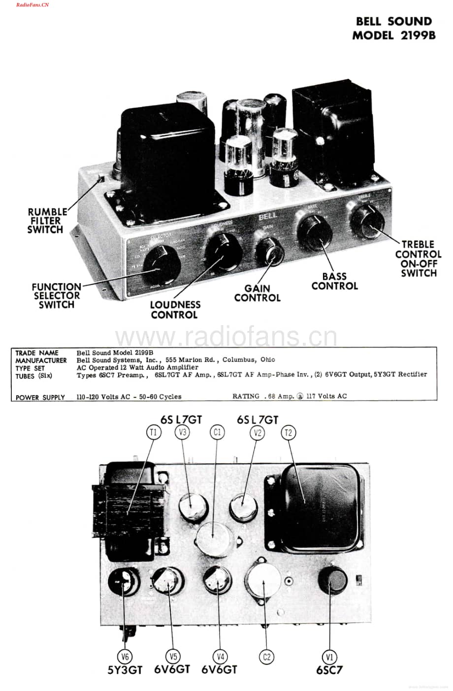 BellSound-2199B-int-sm维修电路图 手册.pdf_第1页