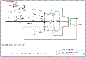 AudioInnovations-Series300MK2-pwr-sch维修电路图 手册.pdf