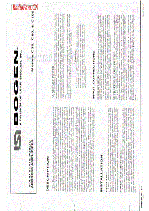 Bogen-C35-pwr-sm维修电路图 手册.pdf