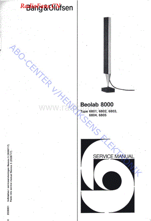 B&O-Beolab8000-type-680x维修电路图 手册.pdf