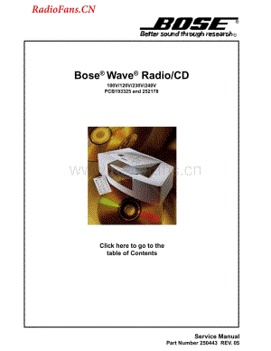 Bose-WaveCD-sm维修电路图 手册.pdf