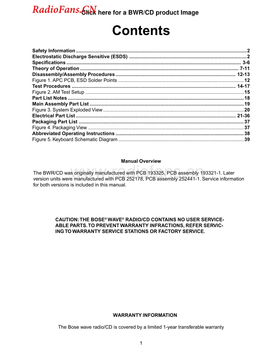 Bose-WaveCD-sm维修电路图 手册.pdf_第2页
