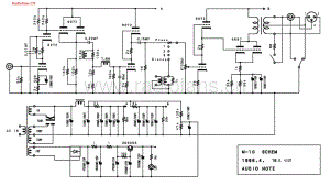 AudioNote-M10-pre-sch维修电路图 手册.pdf