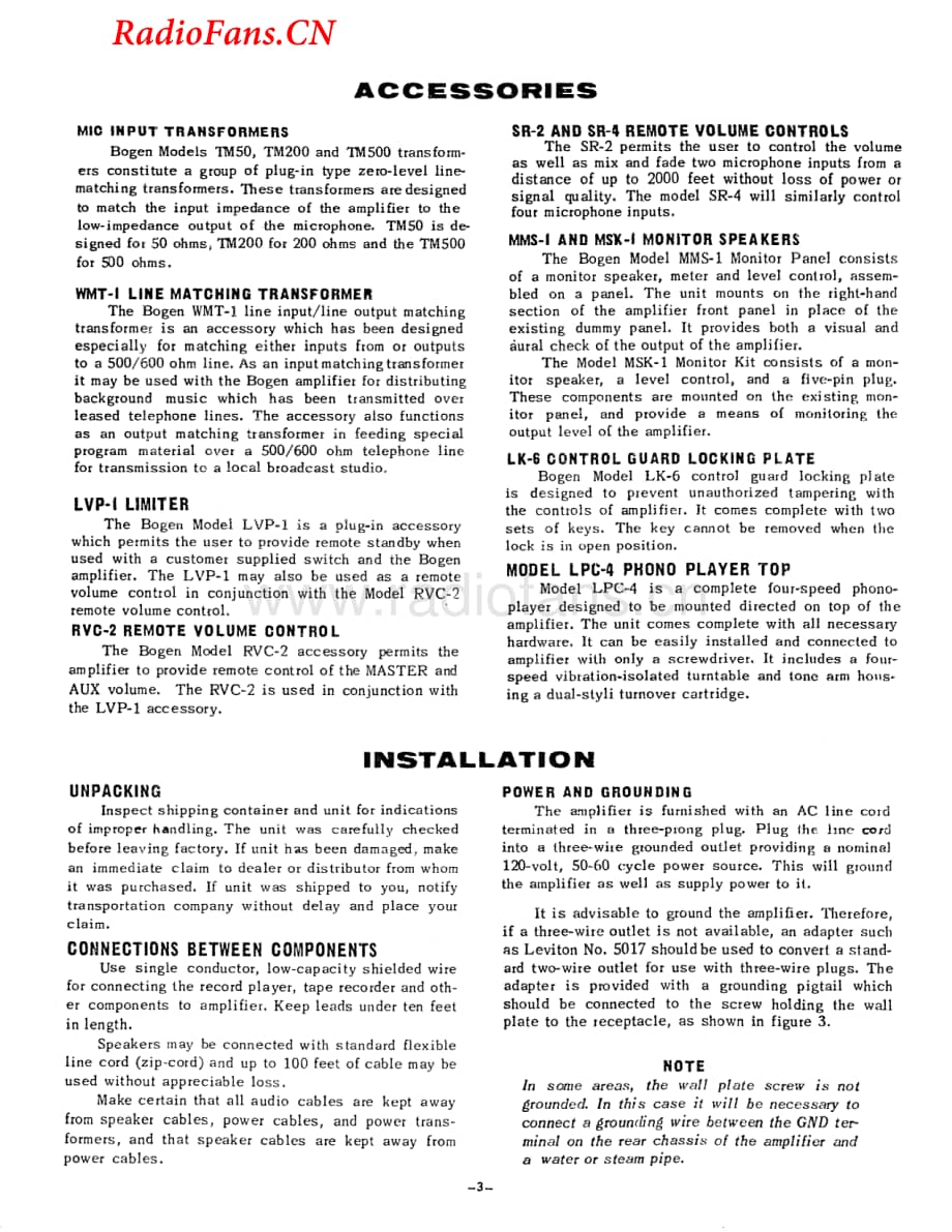 Bogen-MX60A-pwr-sm维修电路图 手册.pdf_第3页