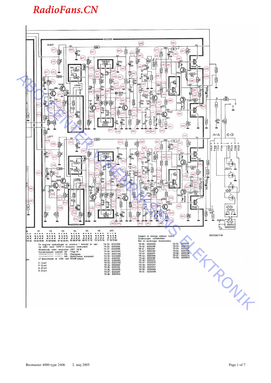 B&O-Beomaster4000-type-2406维修电路图 手册.pdf_第1页