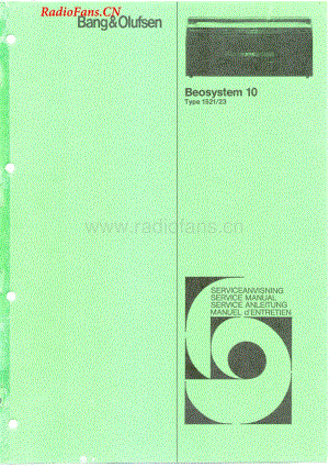 B&O-Beosystem10-type-152x维修电路图 手册.pdf