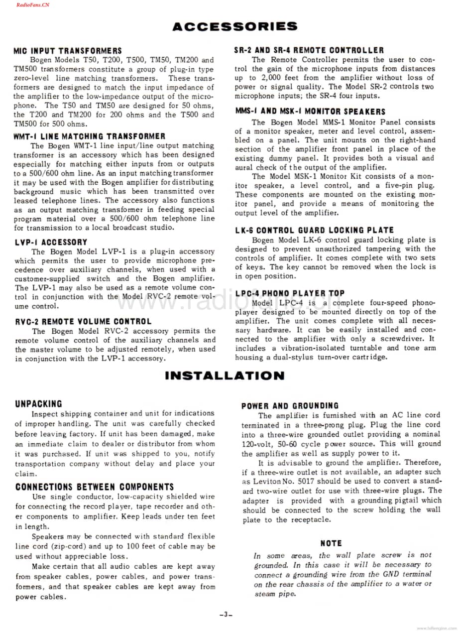 Bogen-MX30A-int-sm维修电路图 手册.pdf_第3页
