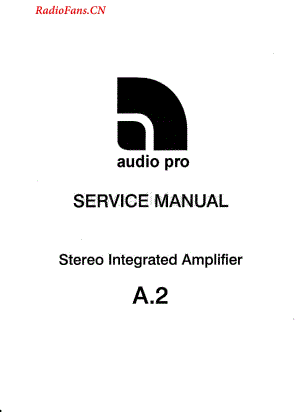 AudioPro-A2-int-sm维修电路图 手册.pdf