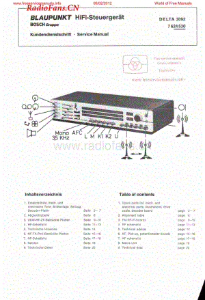 Blaupunkt-Delta3092-rec-sm维修电路图 手册.pdf