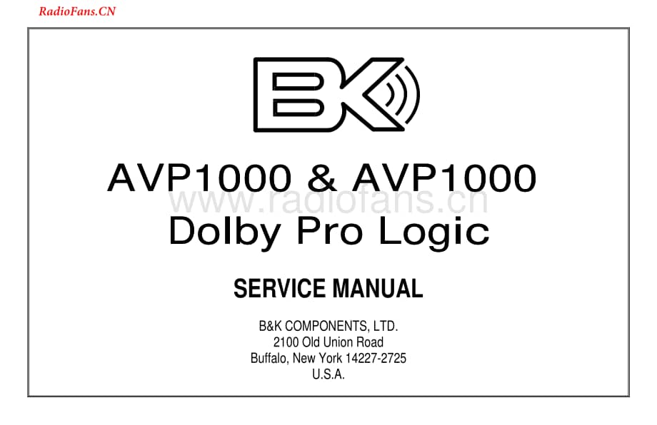BKComponents-APV1000-avr-sch维修电路图 手册.pdf_第1页