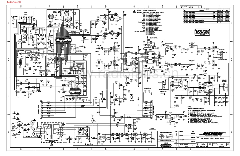 Bose-Wave1993-sch维修电路图 手册.pdf_第1页