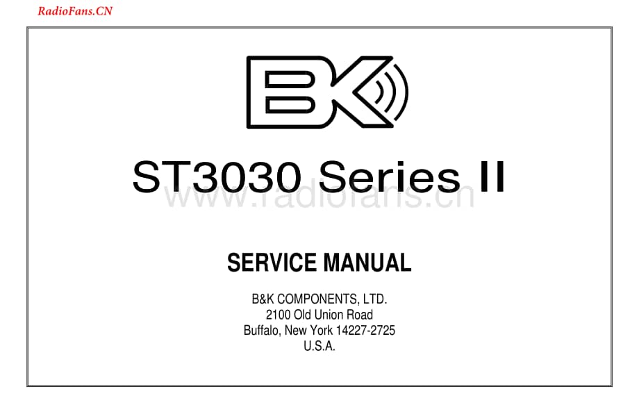 BKComponents-ST3030serieII-pwr-sm维修电路图 手册.pdf_第1页