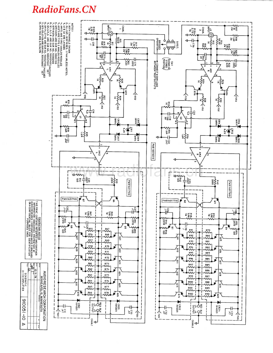 AudioResearch-D110-pwr-sch维修电路图 手册.pdf_第2页