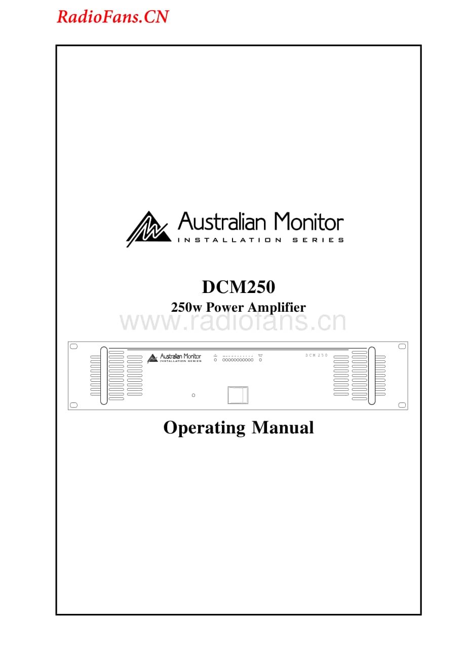 AustralianMonitor-DCM250-pwr-sm维修电路图 手册.pdf_第2页