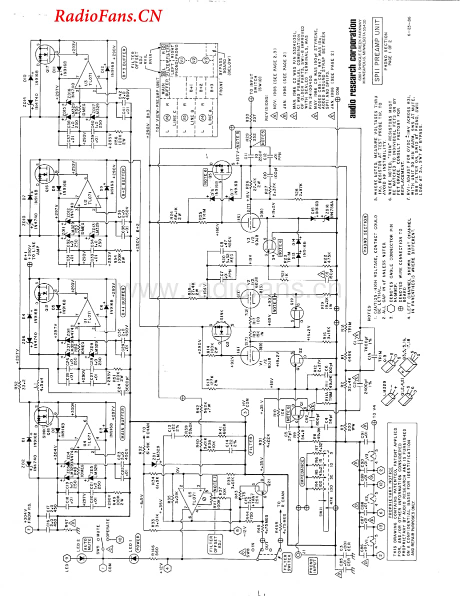 AudioResearch-SP11PS-pre-sch维修电路图 手册.pdf_第2页