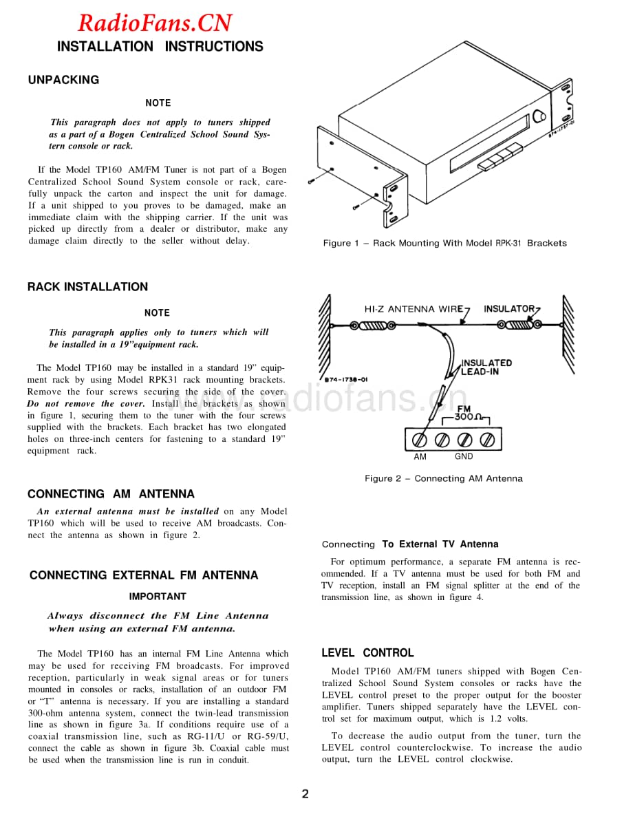 Bogen-TP160-tun-sm维修电路图 手册.pdf_第2页
