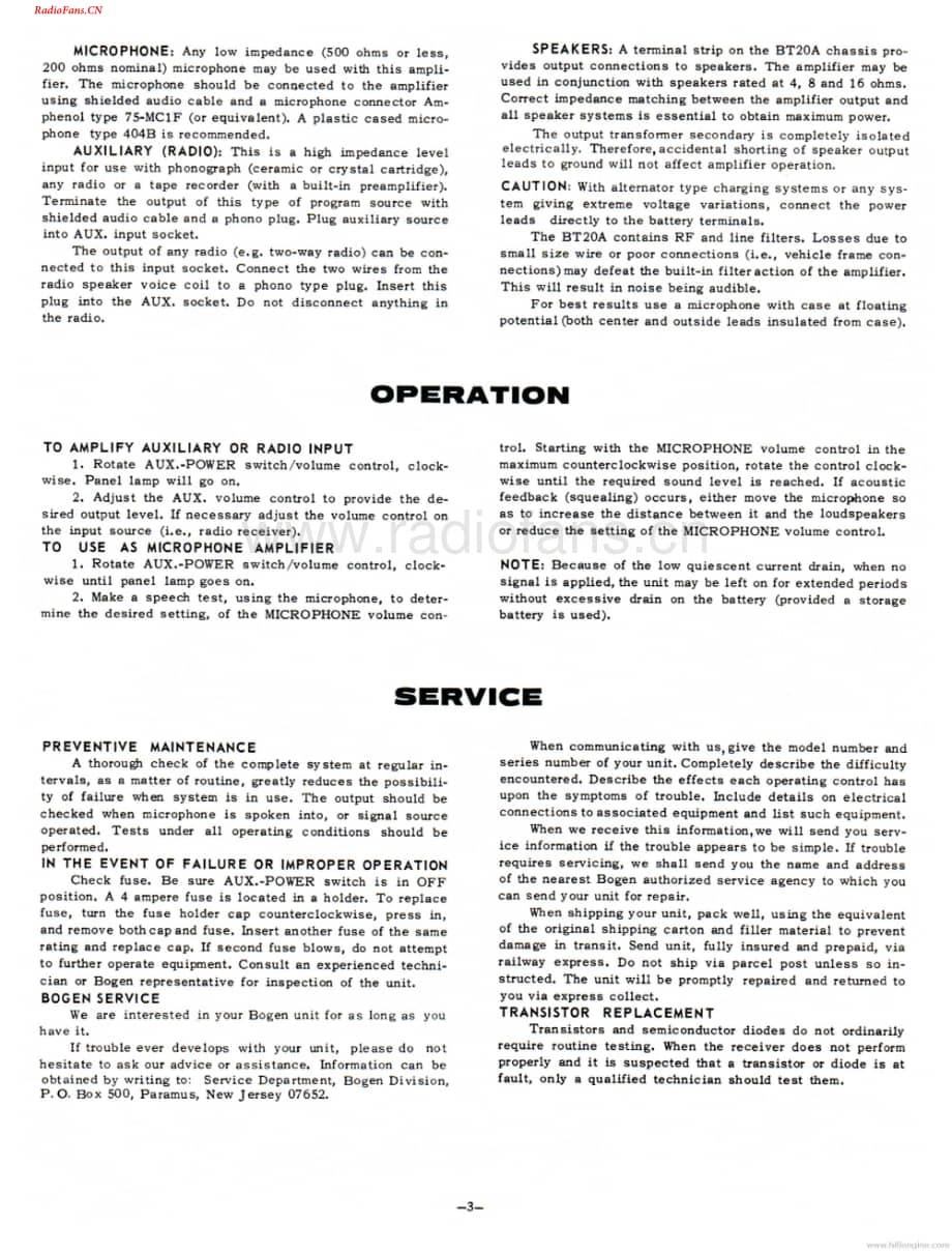 Bogen-BT20A-pa-sm维修电路图 手册.pdf_第3页
