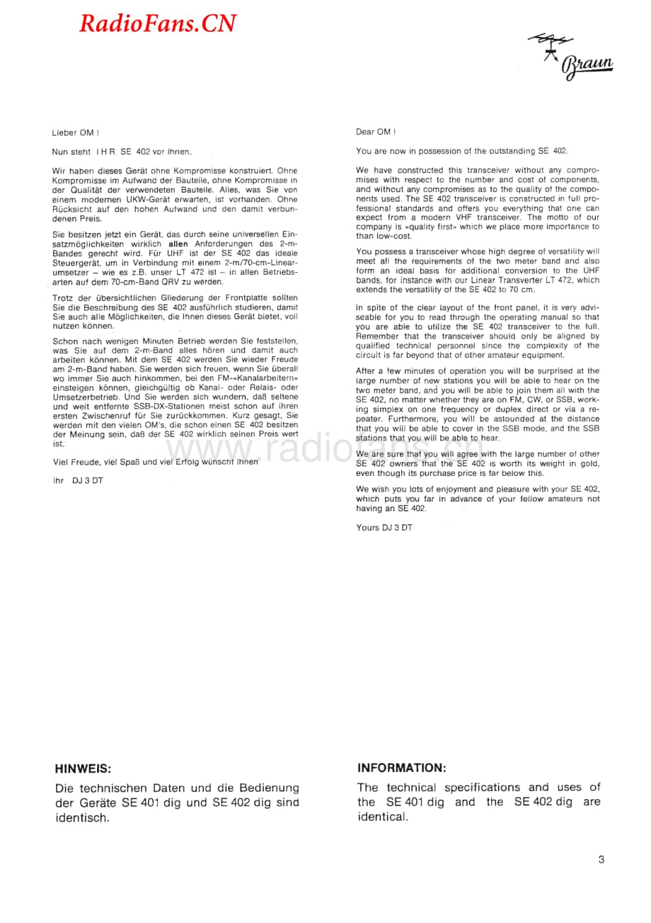Braun-SE401-fm-sm维修电路图 手册.pdf_第2页