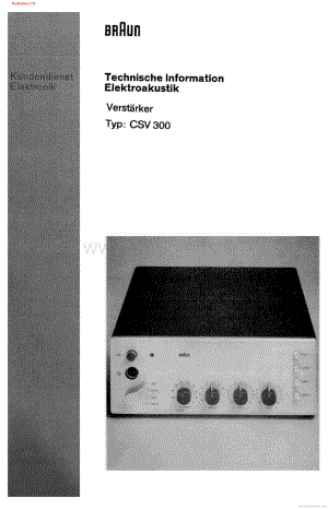 Braun-CSV300-int-sm维修电路图 手册.pdf