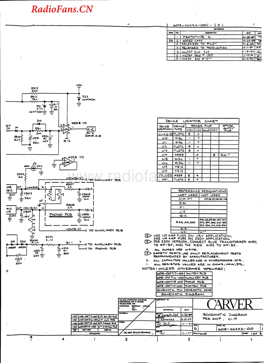 Carver-C19-pre-sch维修电路图 手册.pdf_第3页