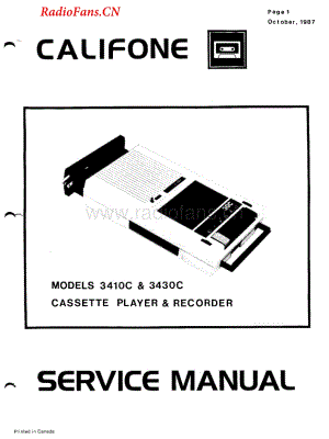 Califone-3410C-tape-sm维修电路图 手册.pdf