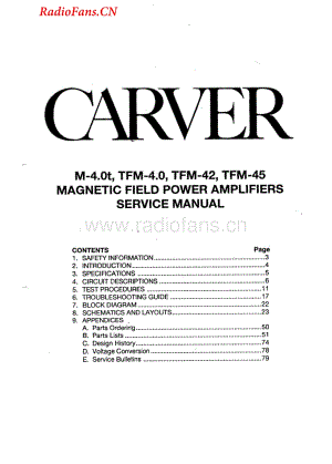 Carver-M4.0T-pwr-sm维修电路图 手册.pdf