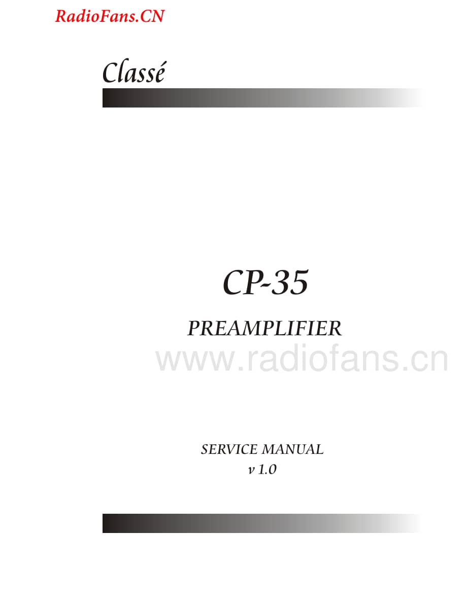 Classe-CP35-pre-sm维修电路图 手册.pdf_第1页