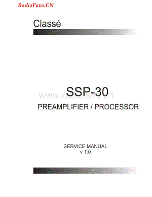 Classe-SSP30-sur-sm维修电路图 手册.pdf