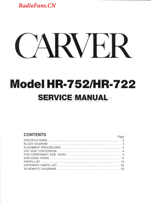Carver-HR722-rec-sm维修电路图 手册.pdf