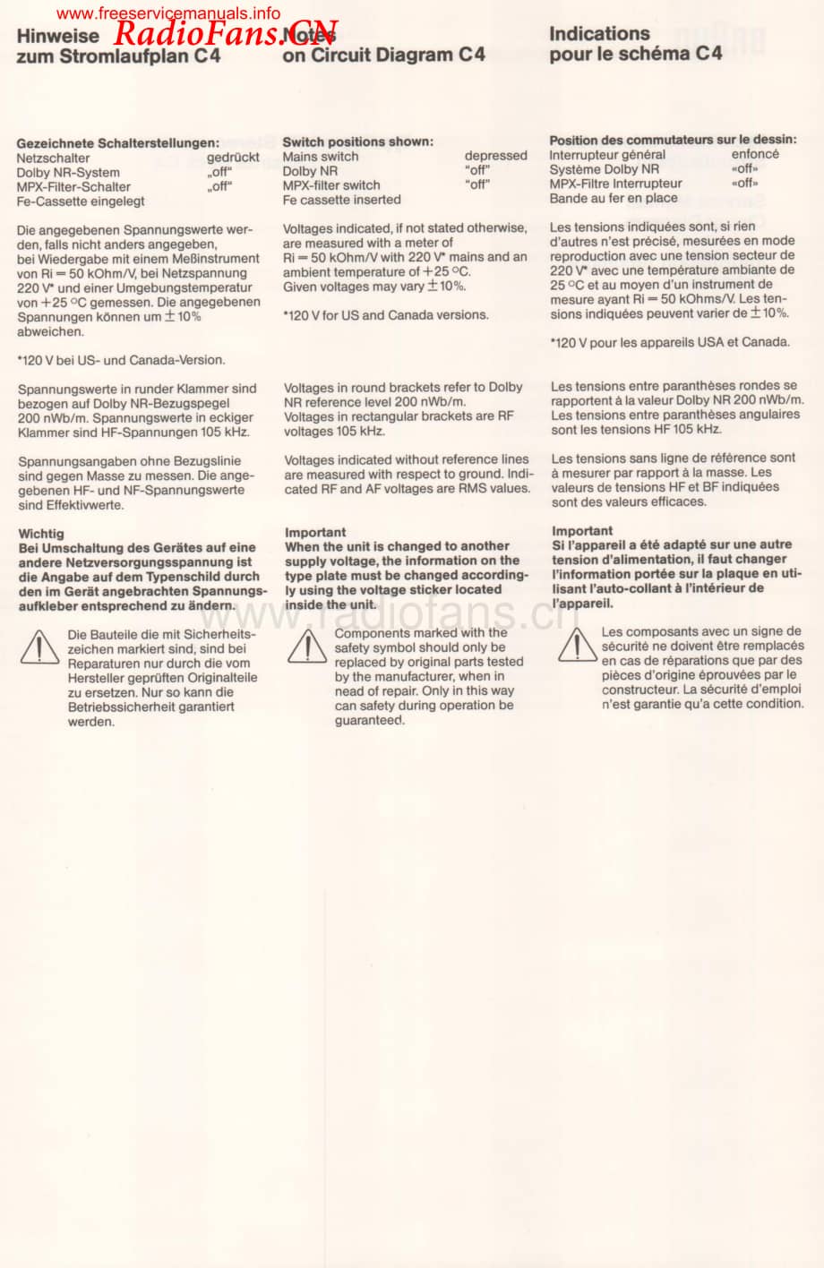 Braun-C4-tape-sm维修电路图 手册.pdf_第2页