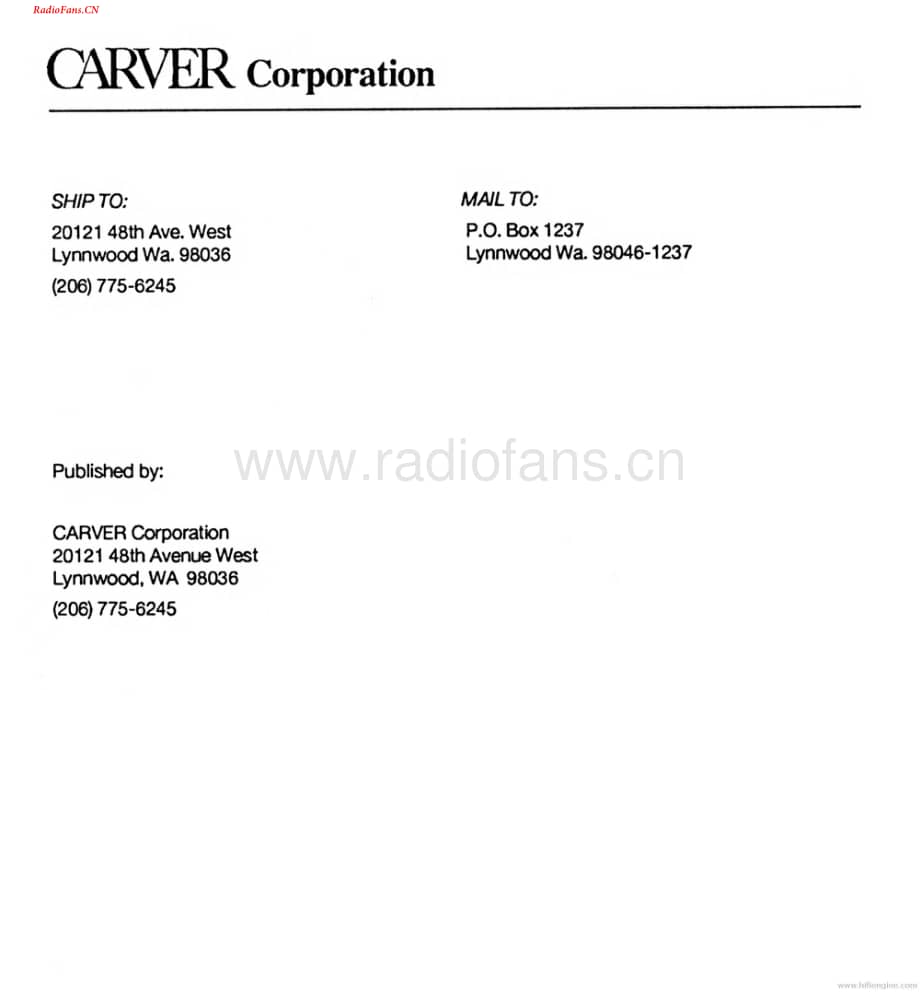 Carver-PM300-pwr-sch维修电路图 手册.pdf_第2页