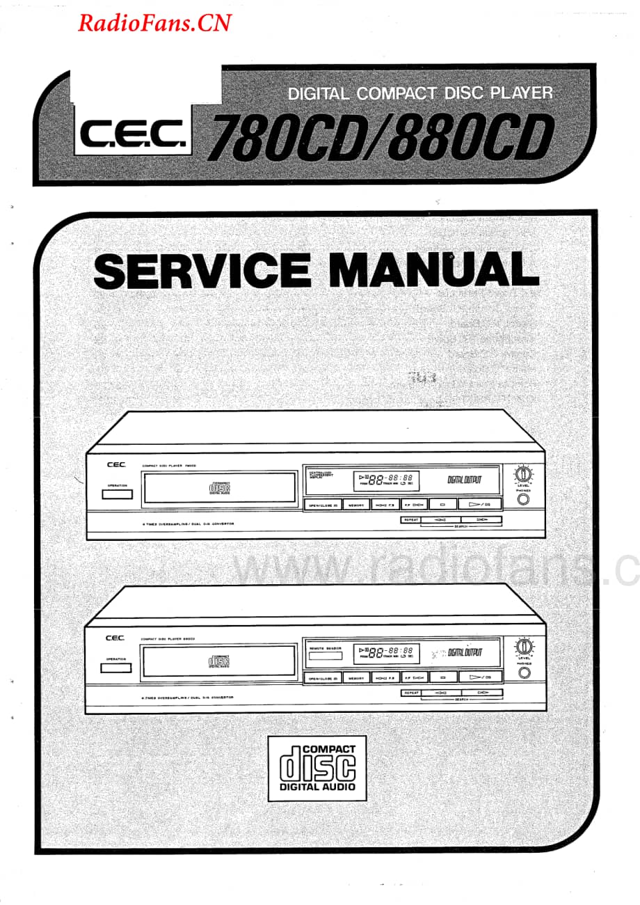 CEC-780CD-cd-sm维修电路图 手册.pdf_第1页