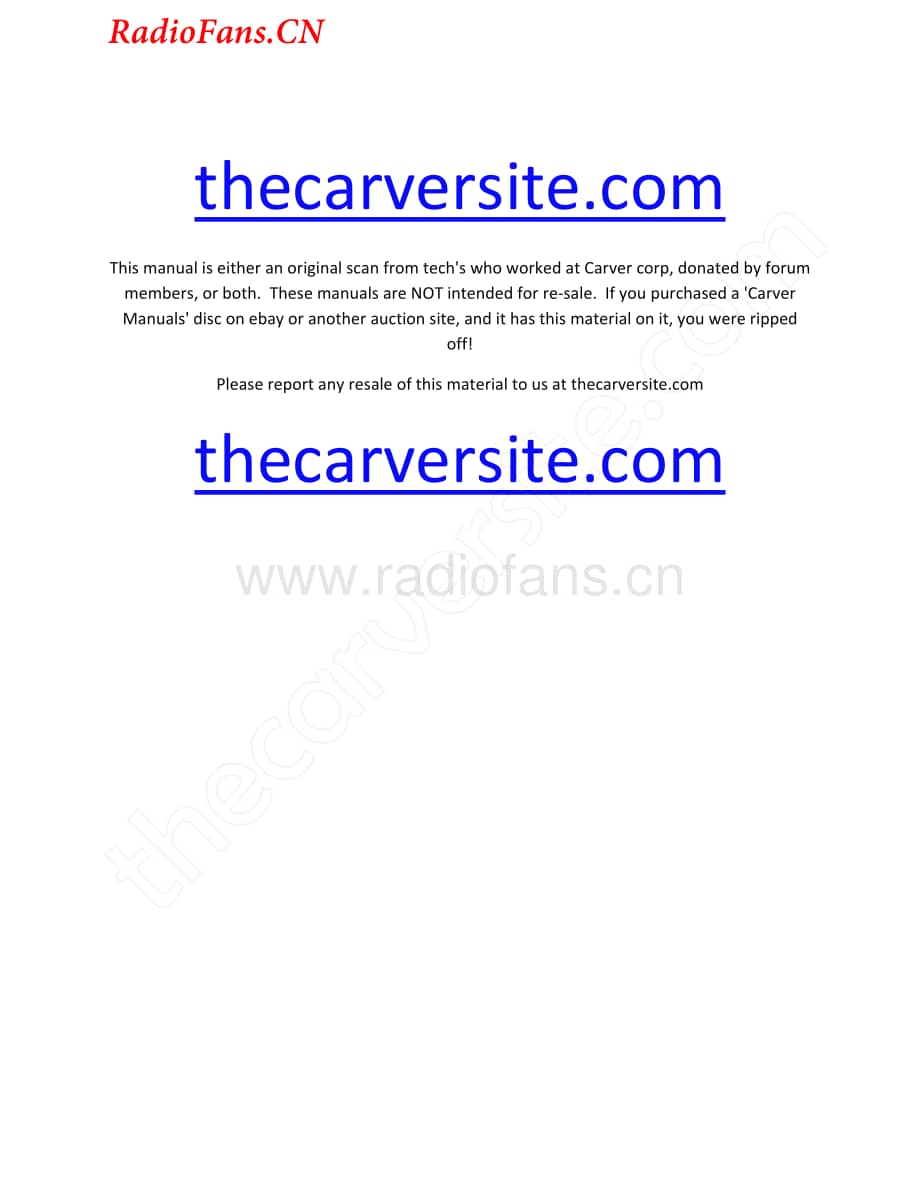 Carver-TLM3600-cd-sm维修电路图 手册.pdf_第1页
