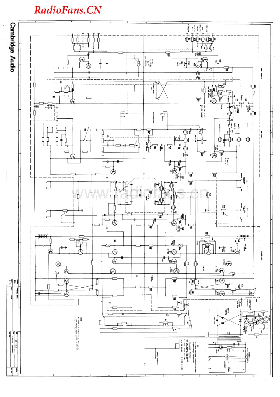 Cambridge-P100-int-sch维修电路图 手册.pdf_第1页