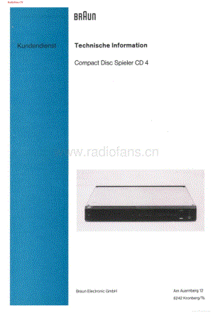 Braun-CD4-cd-sm维修电路图 手册.pdf