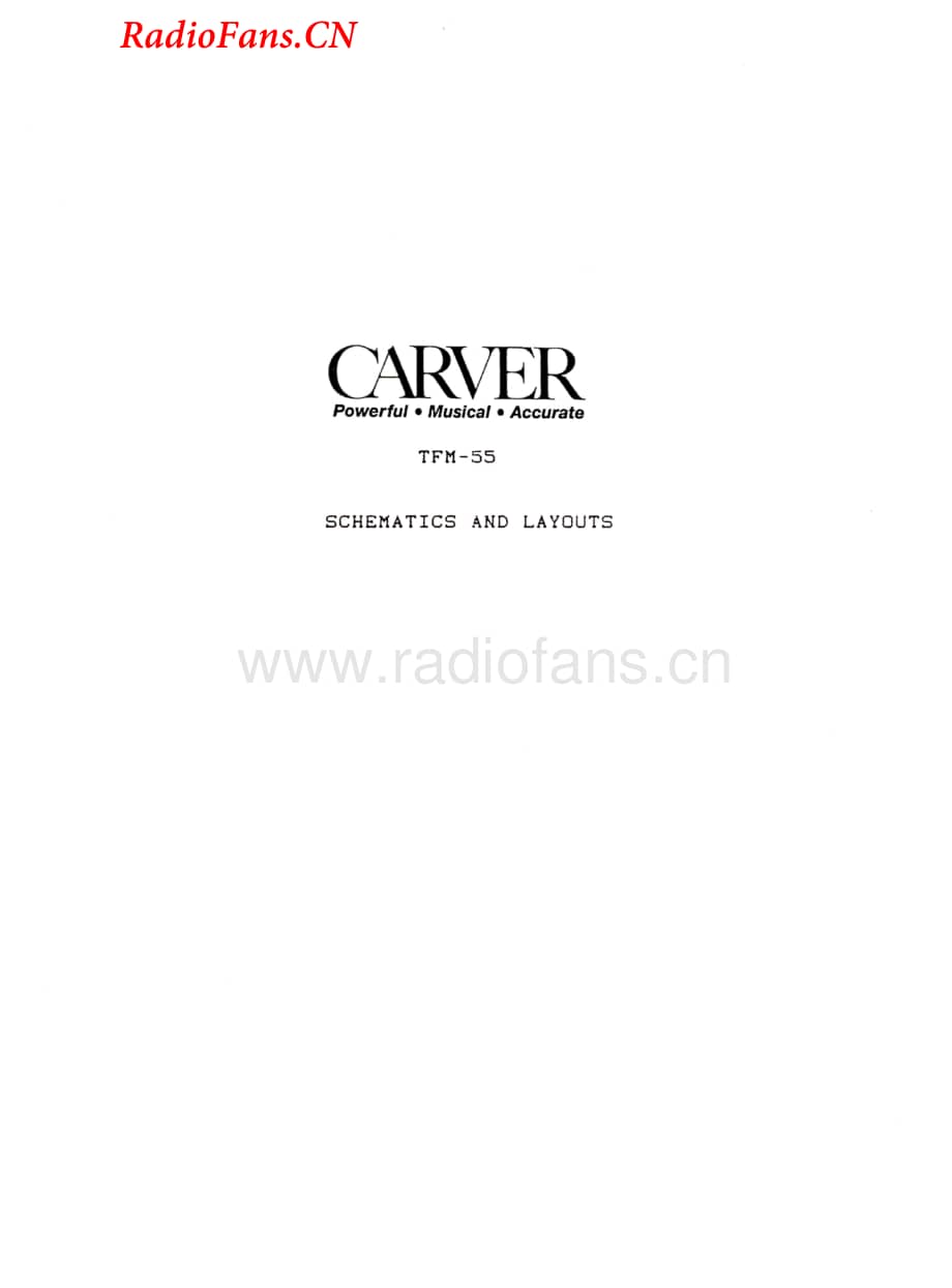 Carver-TFM55-pwr-sch维修电路图 手册.pdf_第1页