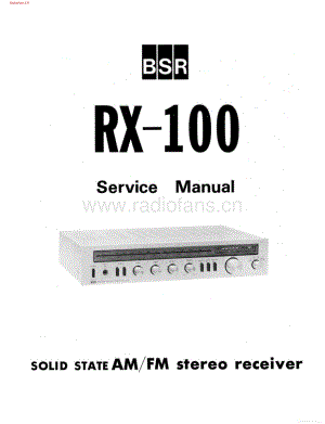 BSR-RX100-rec-sm维修电路图 手册.pdf