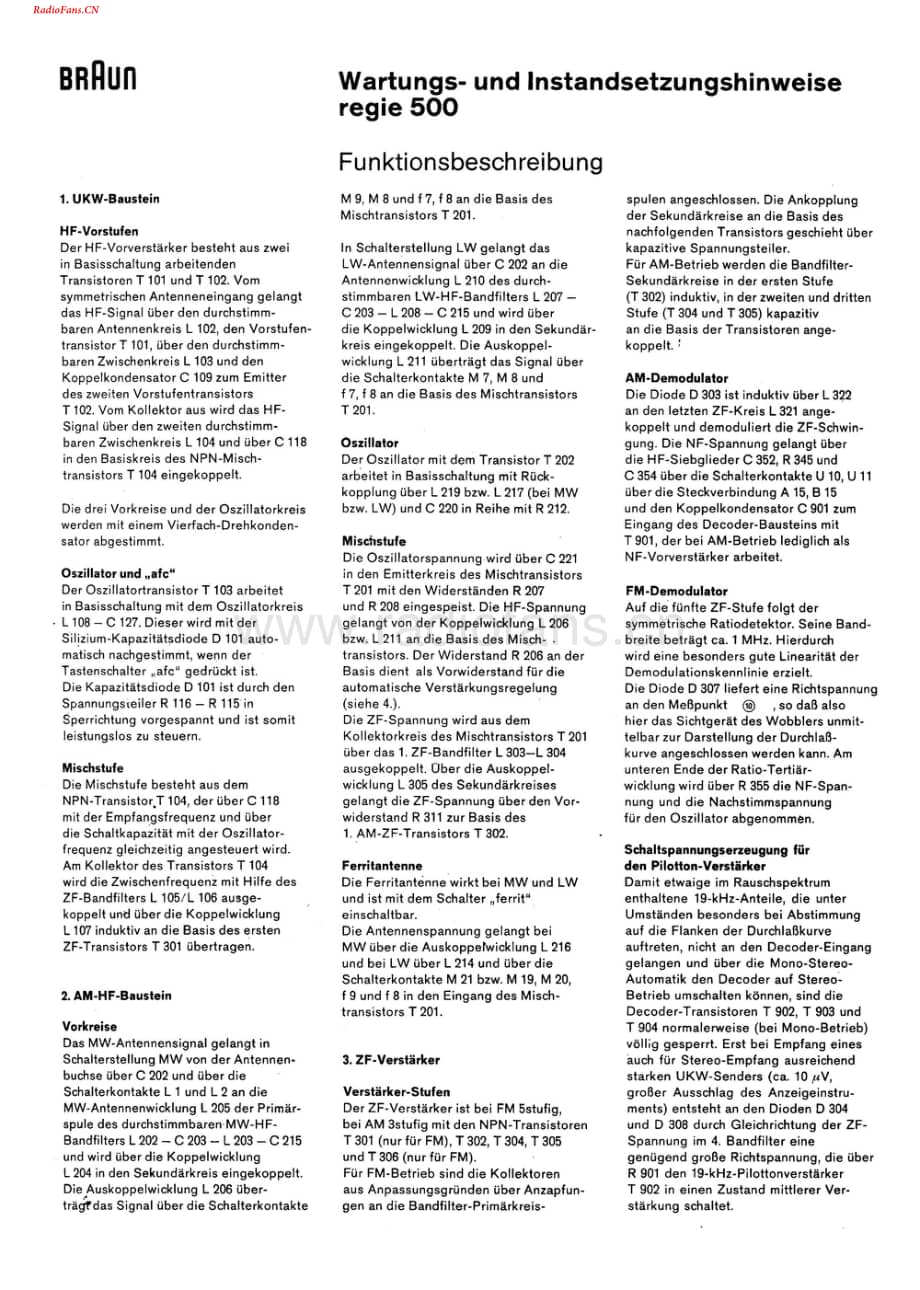 Braun-Regie500-rec-sm维修电路图 手册.pdf_第1页