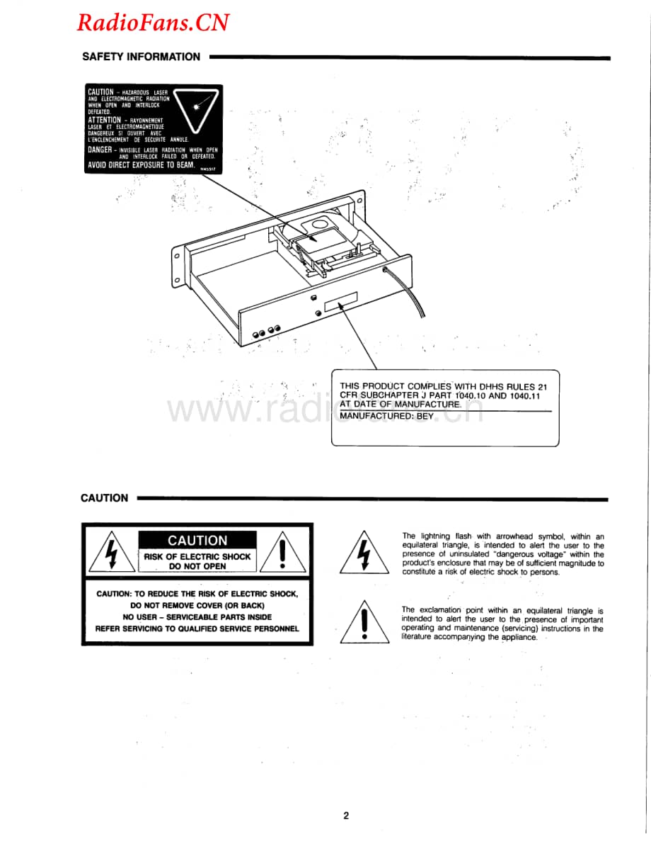 Carver-SDA490T-cd-sm维修电路图 手册.pdf_第2页