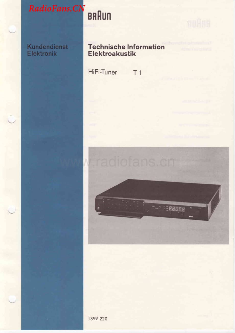 Braun-T1-tun-sm维修电路图 手册.pdf_第1页