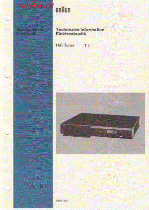 Braun-T1-tun-sm维修电路图 手册.pdf