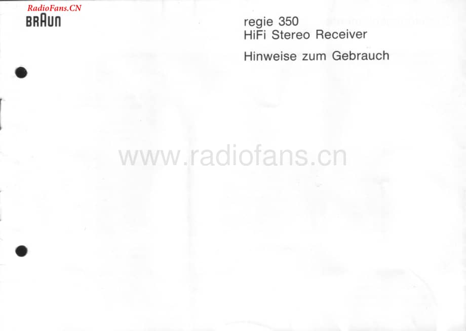 Braun-Regie350-rec-sm维修电路图 手册.pdf_第1页