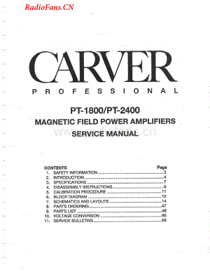 Carver-PT2400-pwr-sch维修电路图 手册.pdf