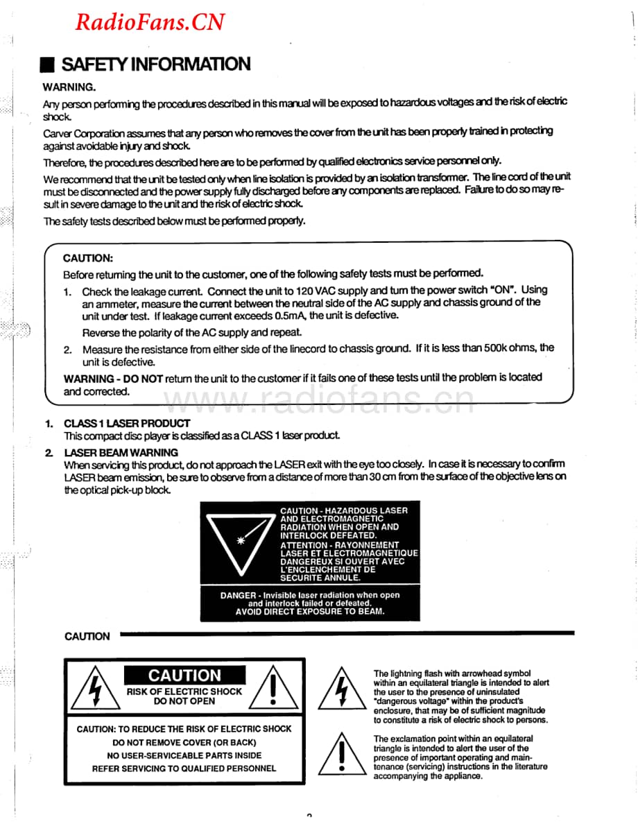 Carver-SDA410-cd-sm维修电路图 手册.pdf_第3页