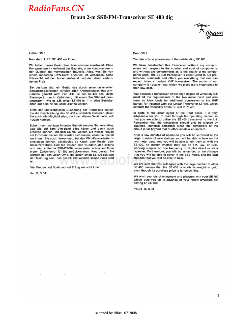 Braun-SE400-fm-sm维修电路图 手册.pdf_第2页
