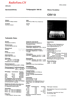 Braun-CSV13-int-sm1维修电路图 手册.pdf