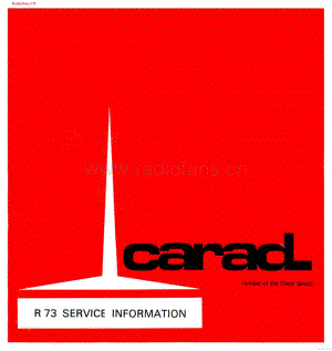 Carad-R73-tape-sm维修电路图 手册.pdf