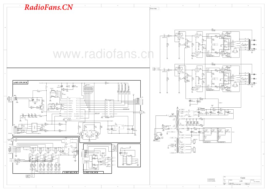 Cayin-A55-int-sch维修电路图 手册.pdf_第1页