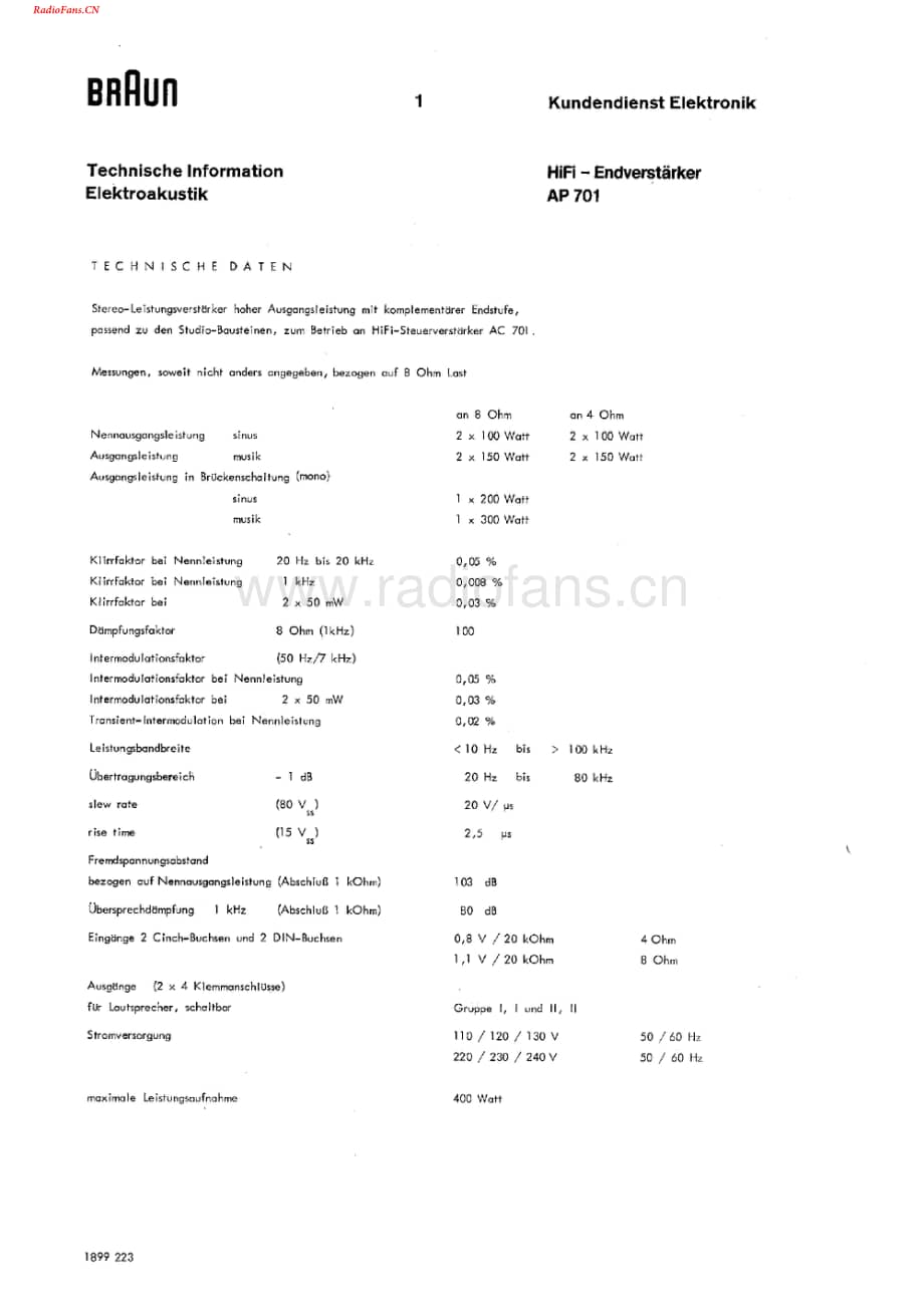 Braun-AP701-pwr-sm维修电路图 手册.pdf_第2页