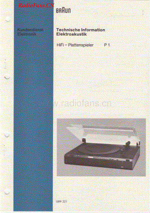 Braun-P1-tt-sm维修电路图 手册.pdf